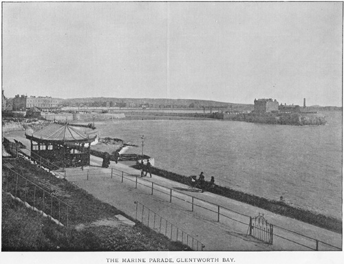 Weston-super-Mare 1890, The Marine Parade, Glentworth Bay